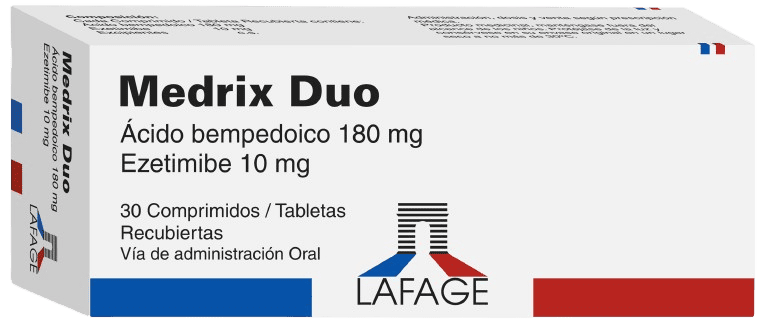 MEDRIX DUO 180MG X 30 TABLETAS