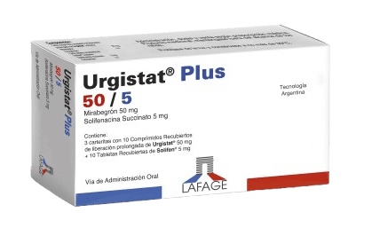 URGISTAT PLUS 50 MG + 5 MG