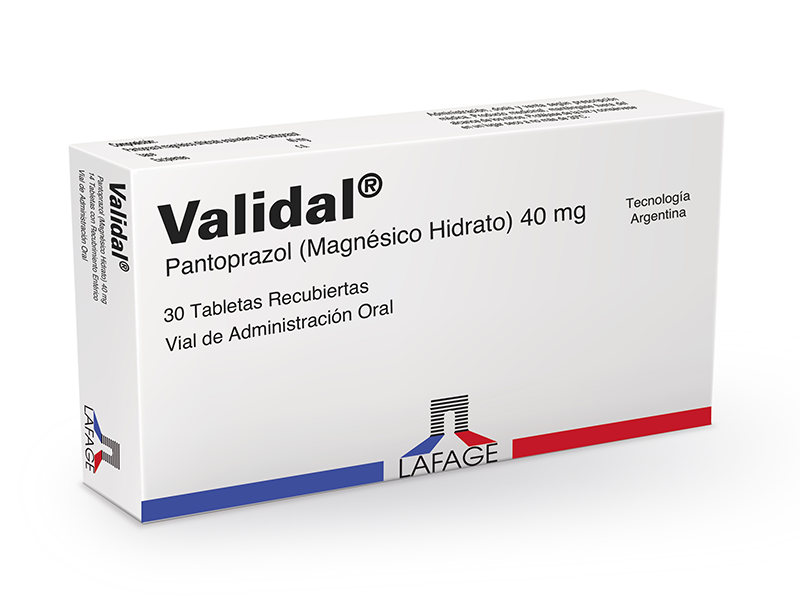 Validal 40 mg x 30 tabletas